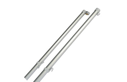 FIASON Asta per bandiera – Asta per bandiera anti-groviglio con staffa aggiornata, asta per bandiera in acciaio inox da 1,8 m per esterni, residenziale o commerciale, kit per bandiera (senza bandiera